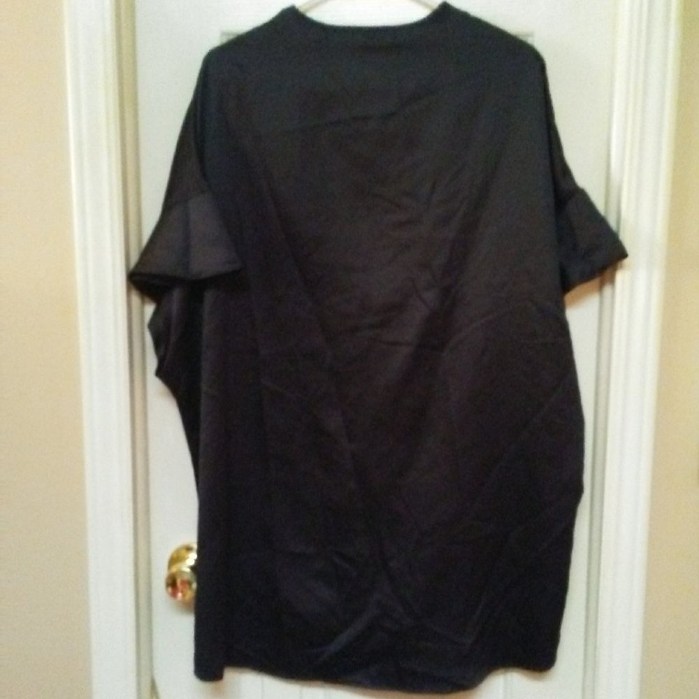 NWT Victoria's Secret Ruffly Satin Kimono Robe OS - Picture 6 of 10